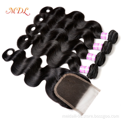 Human Hair Bundle Aligned Vendor From brazilian Wholesale Body Wave Style Hair Extension Bundles With Closures